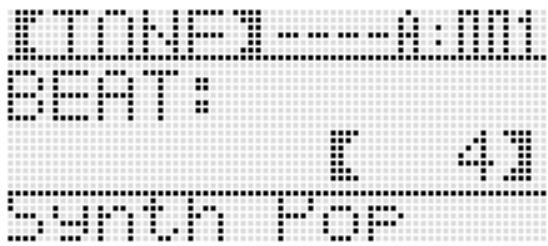 CALOR WK-6600 - Appuyez sur le bouton l-9 (metronome) - 4