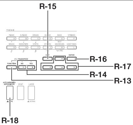 CALOR WK-6600 - Pour permettre l'arpégiateur hors service, appuyez une nouvelle fois sur le bouton r-18 (AUTO harmonize/arpeggiator). - 3