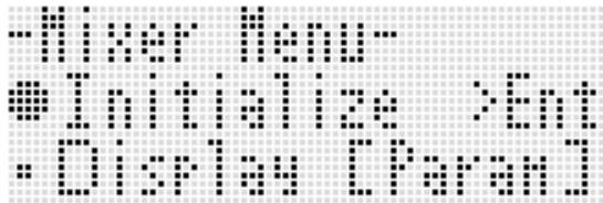 CALOR WK-6600 - Lorsque l'écran du mixeur est affiché, appuyez sur le bouton r-13 (function) tout en tenant le bouton c-13 (MENU) enfoncé. - 1