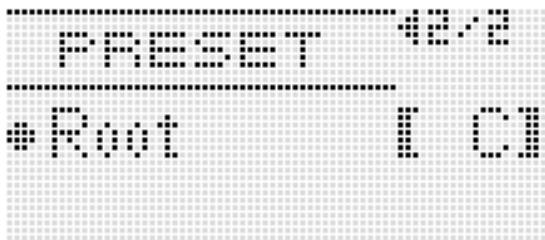 CALOR WK-6600 - Effectuez les opérations suivantes pour spécifier la tonique d'un tempérament. - 1