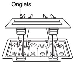 CALOR WK-6600 - Insérez les six piles de taille d dans le logement de piles. - 2