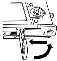 CASIO CAMERA PJ MULTIFONCTIONS - Insérer une carte mémoire dans l'appareil - 3