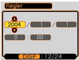 CASIO CAMERA PJ MULTIFONCTIONS - Sélectionner la langue et régler l'horloge - 5
