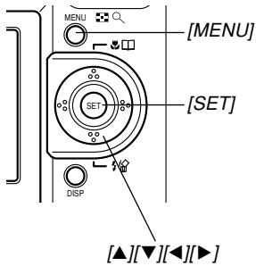 CASIO CAMERA PJ MULTIFONCTIONS - Appuyez sur [MENU]. - 1