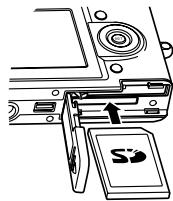 CASIO CAMERA PJ MULTIFONCTIONS - Insérer une carte mémoire dans l'appareil - 2