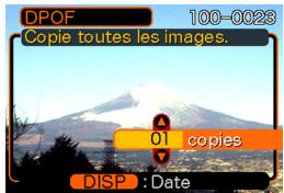 CASIO CAMERA PJ MULTIFONCTIONS - Pour régler les paramètres d'impression pour toutes les photos - 1