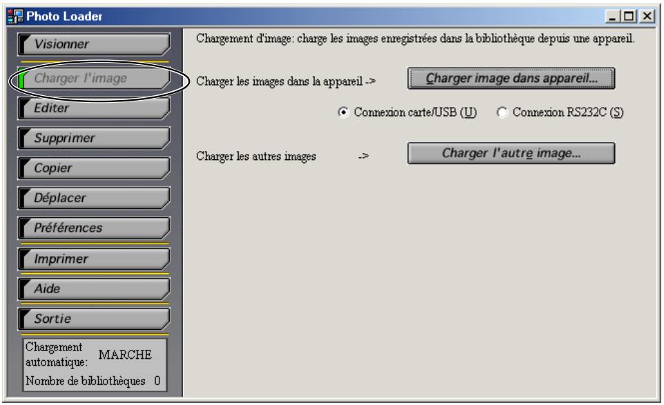 CASIO PHOTO LOADER 2.1 - Cliquer [Charger l'image] depuis les boutons de fonction. - 1