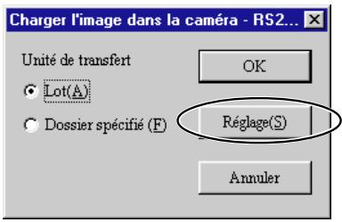 CASIO PHOTO LOADER 2.1 - Cliquer le bouton [Réglage(S)]. - 1