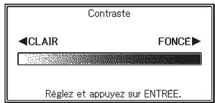 CASIO EW-F3000V - Utilisation des touches et pour régler le contraste de l'affichage, puis appuyez sur entrée. - 1