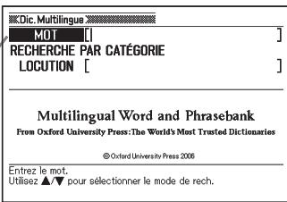 CASIO EW-F3000V - Recherche des équivalents d'un terme dans cinq langues - 2