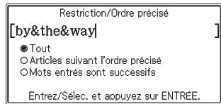 CASIO EW-F3000V - Recherche supplémentaire (recherche restriction/ordre précis) - 2