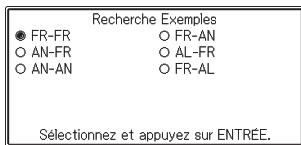 CASIO EW-F3000V - Spécification de l'ordre d'affichage des dictionnaires pour les listes de résultats - 2