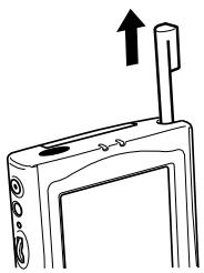 CASIO CASSIOPEIA E-200F - Utilisation du stylet - 1