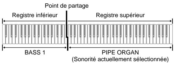 CASIO CELVIANO AP 420 - Sonorités de basse (BASS 1, BASS 2) - 1
