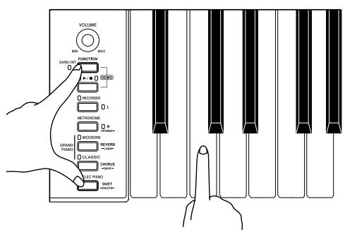 CASIO CELVIANO AP 420 - Changement des octaves des claviers pour l'interprétation à quatre mains - 1
