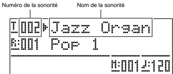 CASIO CELVIANO AP 620 - Utilisez les boutons (√, ∧) pour sélectionner la sonorité souhaitée. - 1