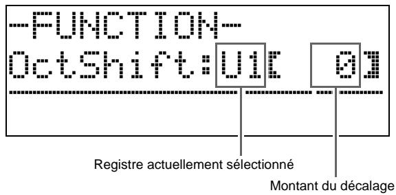 CASIO CELVIANO AP 620 - Utilisation du décalage d'octave - 1