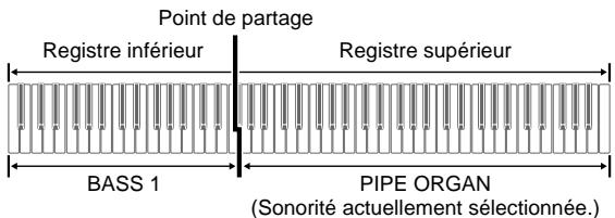CASIO PRIVIA PX 830 - Sonorités de basse (BASS 1, BASS 2) - 1