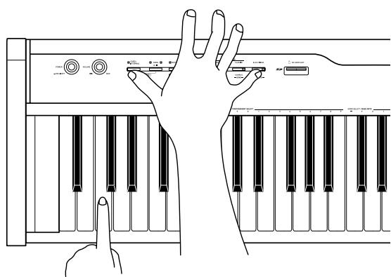 CASIO PRIVIA PX 830 - Changement des octaves des claviers pour l'interprétation à quatre mains - 1