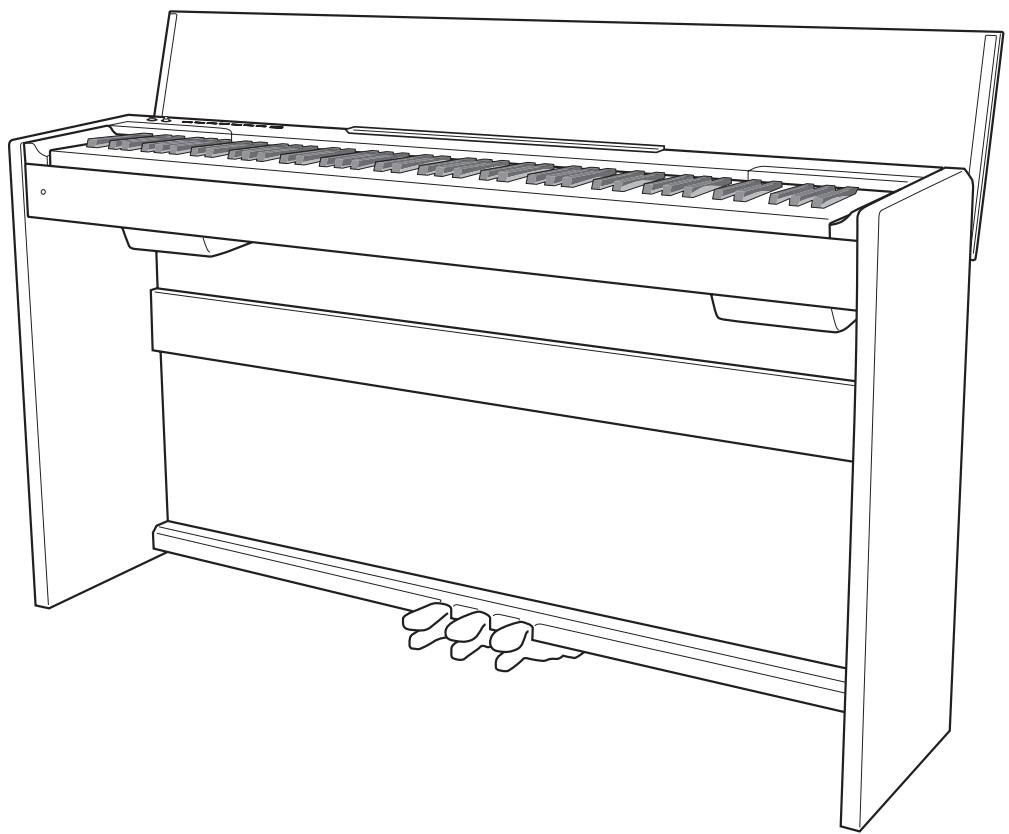 CASIO PRIVIA PX 830 - Consignes de sécurité - 1