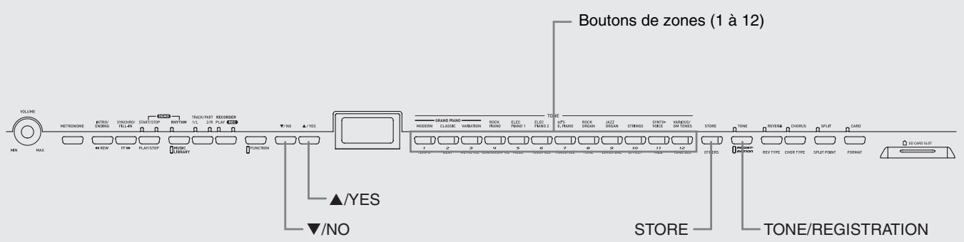 CASIO PX-320 - Sauvegarde des configurations du piano numérique (mémoire de configurations) - 1