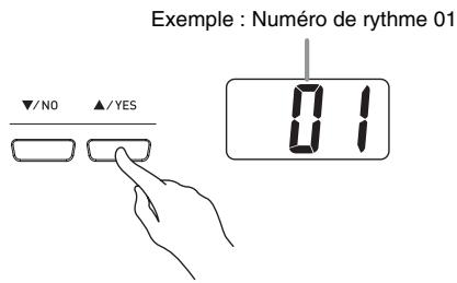 CASIO PX-320 - Utilisation des boutons /NO et /YES - 1