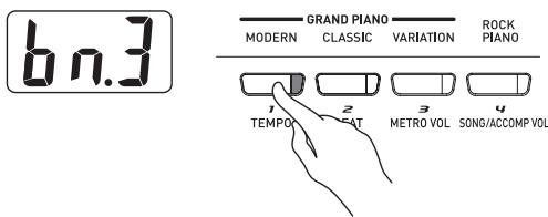 CASIO PX-320 - Rappeler une configuration mise en mémoire - 2