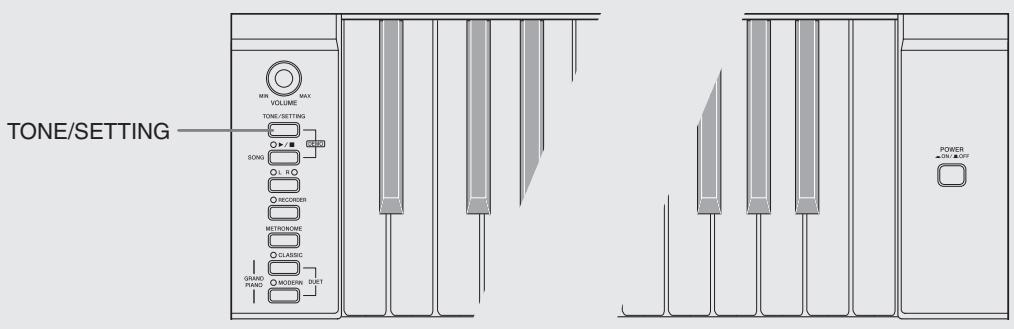 CASIO PX-720 - Paramétrage avec le clavier - 1