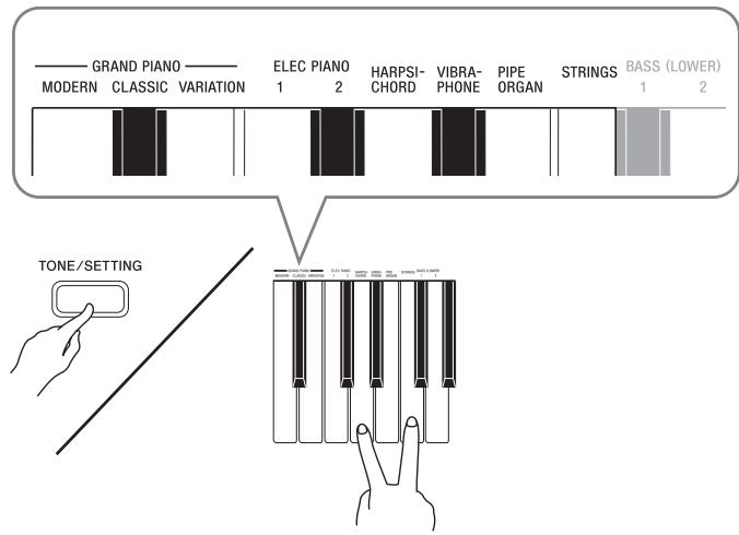 CASIO PX-720 - Superposition de deux sonorités - 1