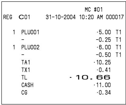 CASIO QT-6000 - Reduction for items - 2