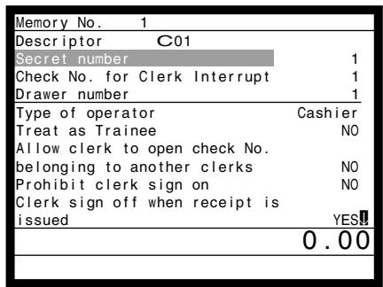 CASIO QT-6000 - Programming procedure - 4
