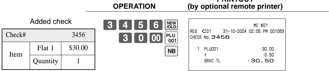 CASIO QT-6000 - Example - 2