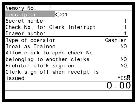 CASIO QT-6000 - Programming procedure - 3