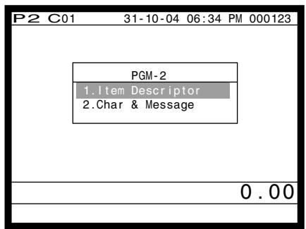 CASIO QT-6000 - Programming function key character procedure - 1
