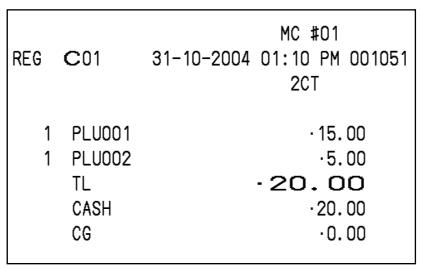 CASIO QT-6000 - (by optional remote printer) - 2