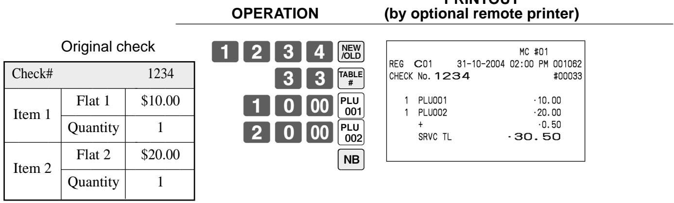 CASIO QT-6000 - Example - 1