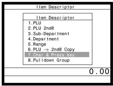 CASIO QT-6000 - Programming function key character procedure - 2