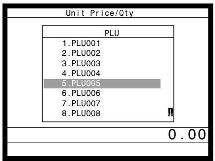 CASIO QT-6000 - Flat-PLU unit price programming procedure - 3