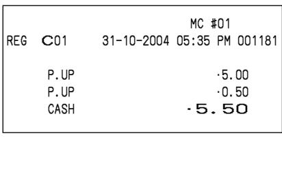 CASIO QT-6000 - (by optional remote printer) - 2