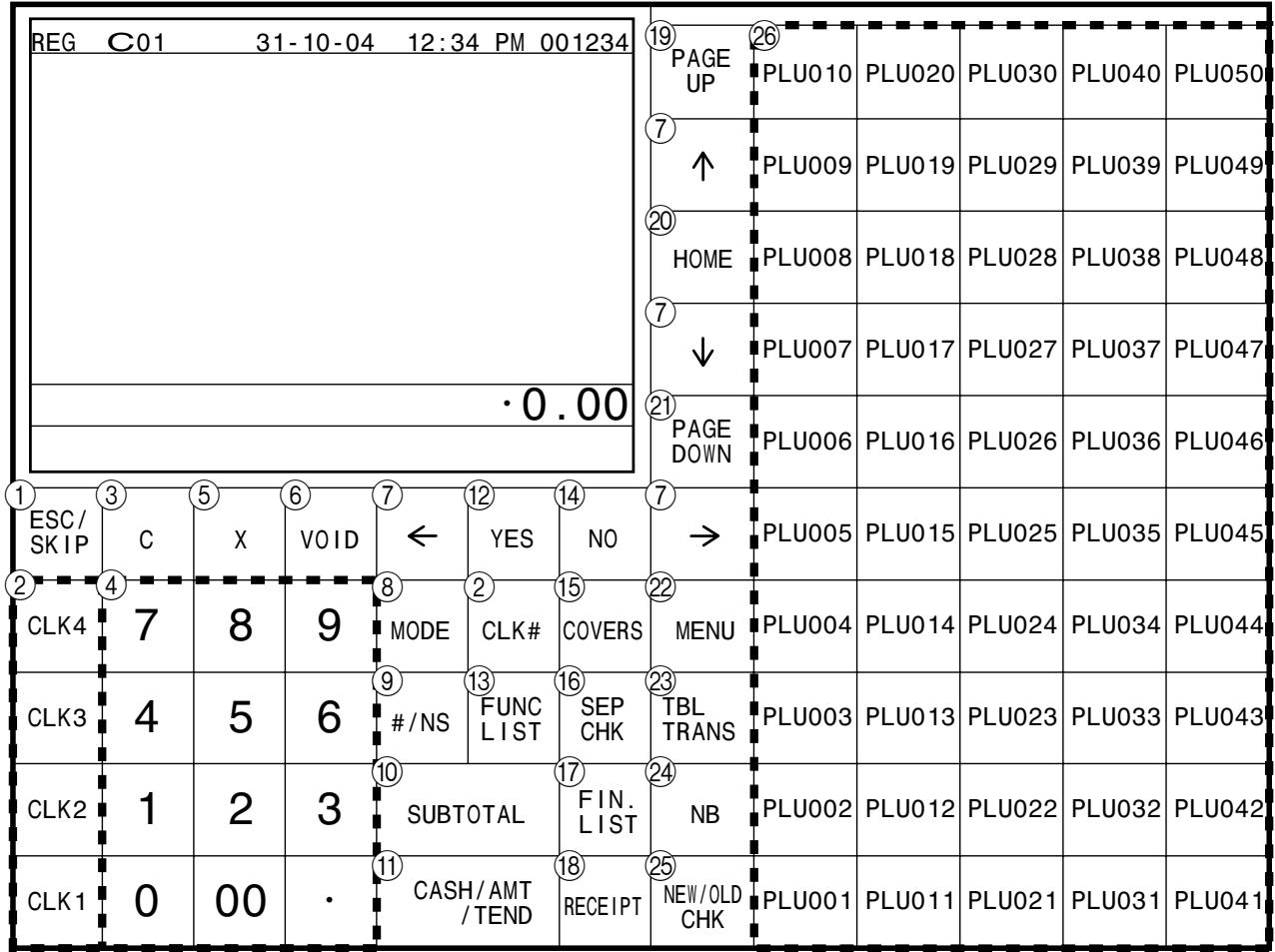 CASIO QT-6000 - Keyboard part - 1