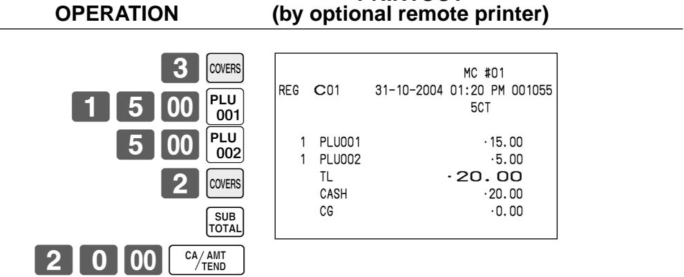 CASIO QT-6000 - Example 3 - 1
