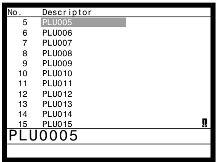 CASIO QT-6000 - Programming item descriptor (flat-PLU) procedure - 4