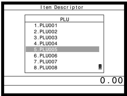 CASIO QT-6000 - Programming item descriptor (flat-PLU) procedure - 3