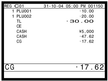 CASIO QT-6000 - DISPLAY - 1