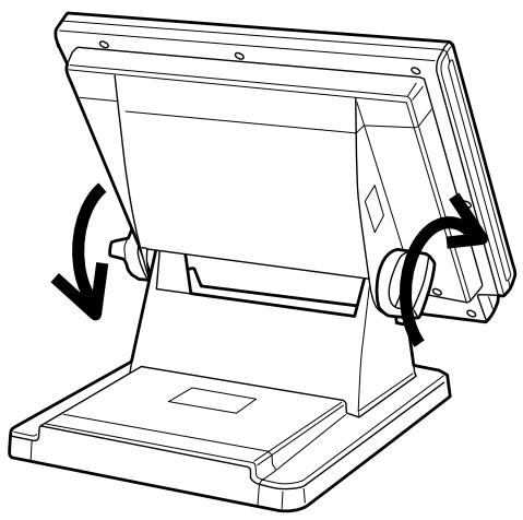 CASIO QT-6000 - Tilt the touch screen panel - 3
