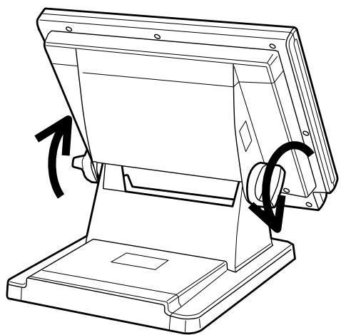 CASIO QT-6000 - Tilt the touch screen panel - 1