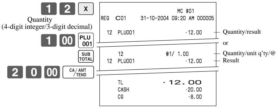 CASIO QT-6000 - (by optional remote printer) - 1