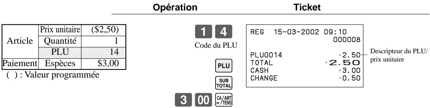 CASIO TE-100 - Enregistrement de PLU - 2