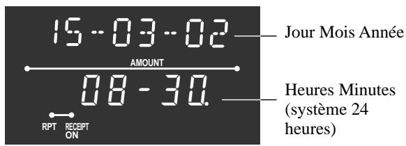CASIO TK-T200 - Pour éclairer et éteindre l'heure et la date - 3