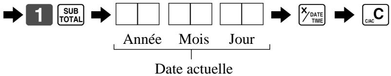 CASIO TK-T200 - Spécifier la date - 2